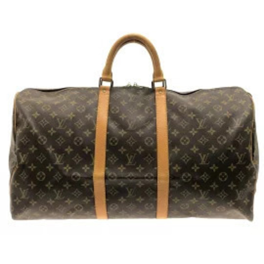 LOUIS VUITTON Keepall Boston Bag Monogram Canvas
